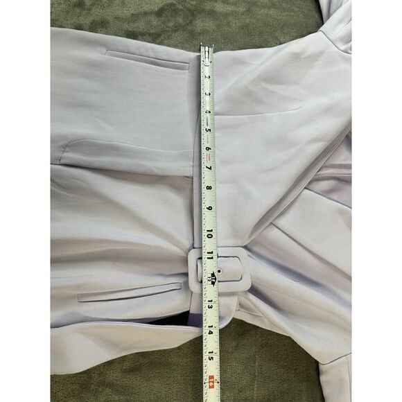 NWT & OTHER STORIES Structured Padded Shoulder Jumpsuit Lilac sz 6 - Picture 6 of 10